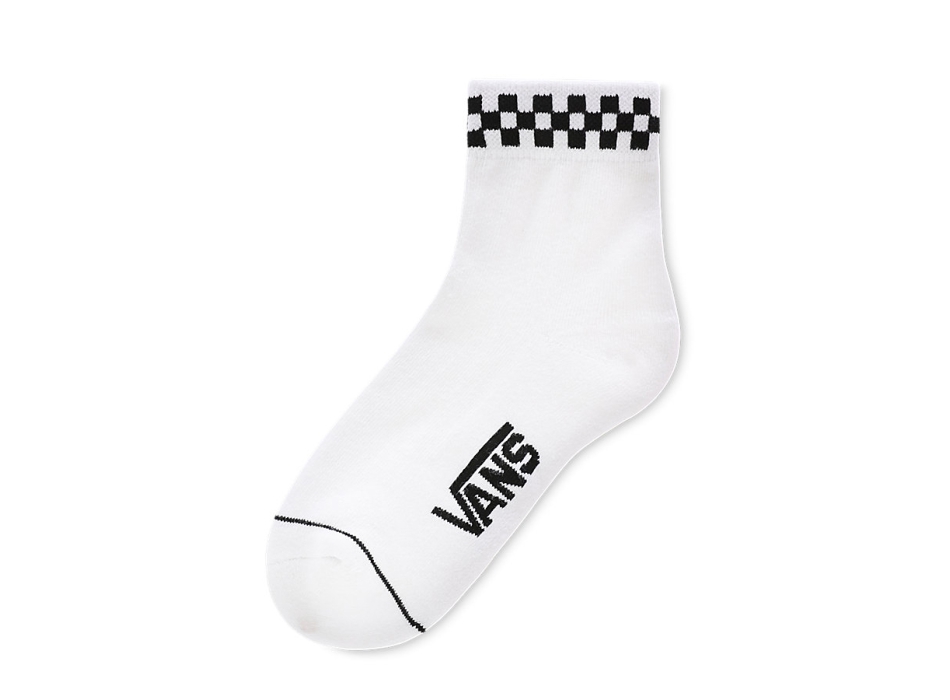 VANS PEEK-A-CHECK CREW SOCKS WHITE