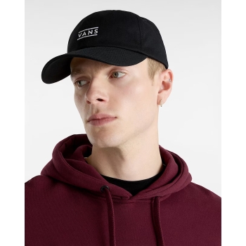 VANS BILL HALF BOX CURVED BILL JOCKEY HAT BLACK