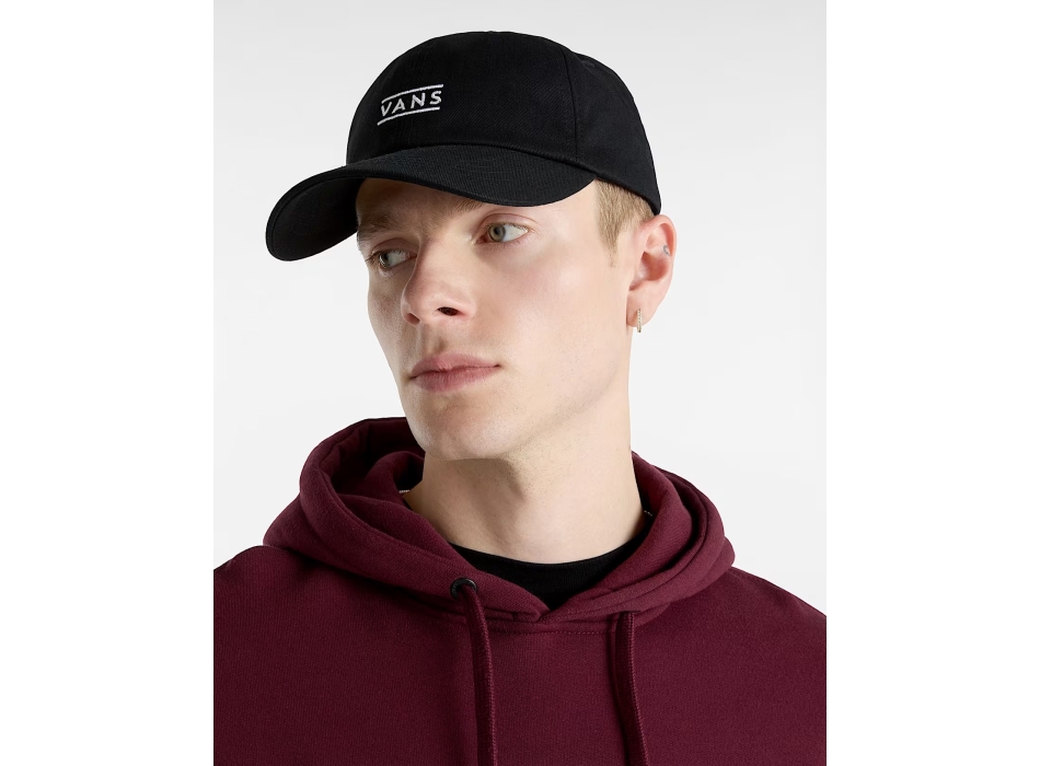 VANS BILL HALF BOX CURVED BILL JOCKEY HAT BLACK