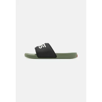 VANS SLIDE-ON SANDALS BLACK OLIVE