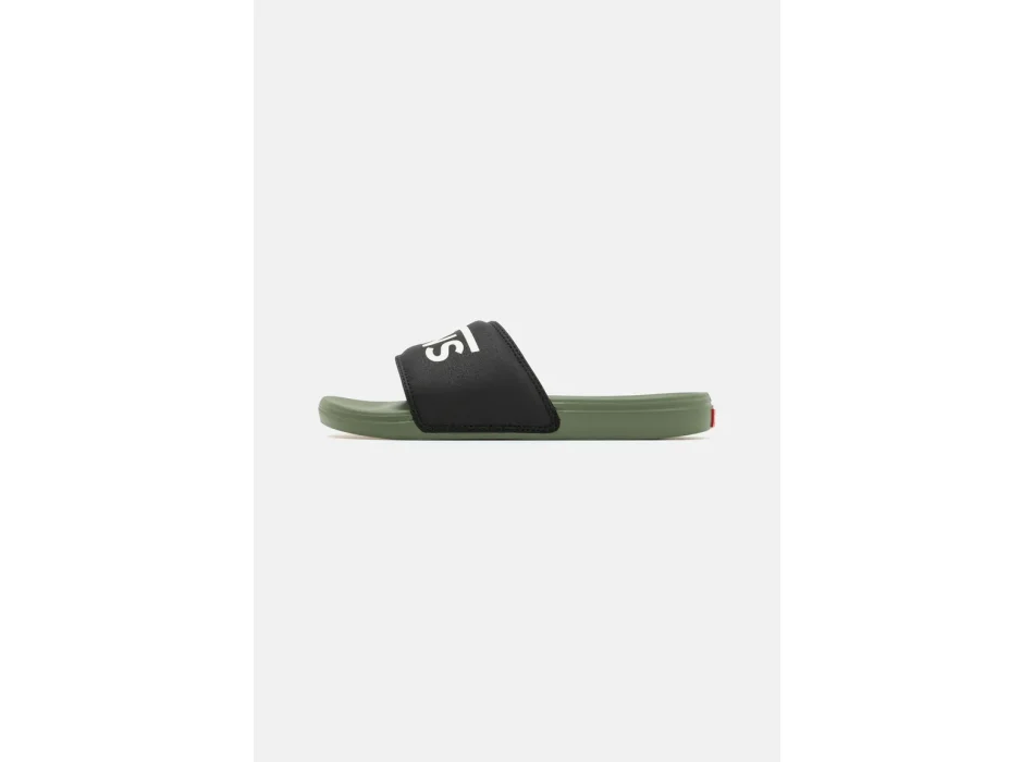 VANS SLIDE-ON SANDALS BLACK OLIVE