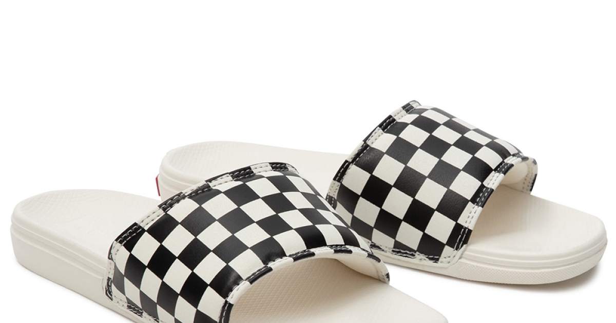 Vans La Costa Slide On Checkerboard Womens Shoes Vans shop online