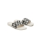 VANS CHECKERBOARD WOMENS LA COSTA SLIDE-ON SHOES BLACK