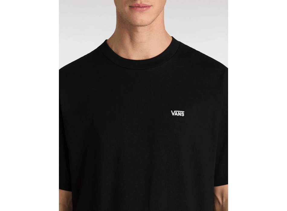 VANS LEFT CHEST LOGO T-SHIRT BLACK