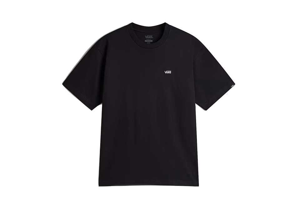 VANS LEFT CHEST LOGO T-SHIRT BLACK