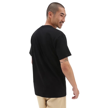 VANS LEFT CHEST LOGO T-SHIRT BLACK EVEN