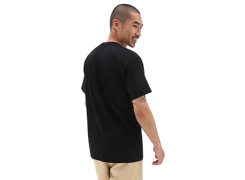 VANS LEFT CHEST LOGO T-SHIRT BLACK EVEN
