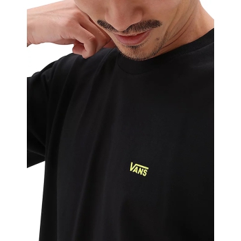 VANS LEFT CHEST LOGO T-SHIRT BLACK EVEN