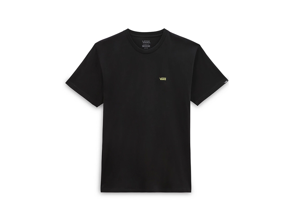 VANS LEFT CHEST LOGO T-SHIRT BLACK EVEN