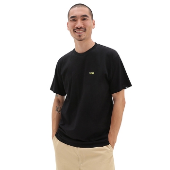 VANS LEFT CHEST LOGO T-SHIRT BLACK EVEN
