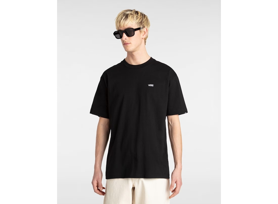 VANS LEFT CHEST LOGO T-SHIRT BLACK