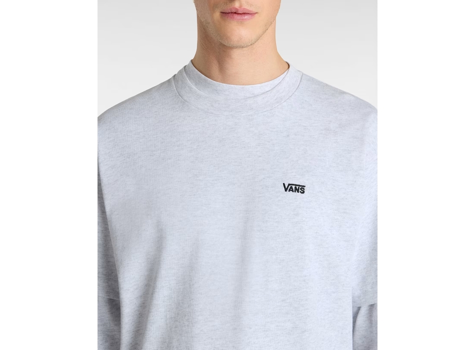 VANS LEFT CHEST LOGO T-SHIRT LOOSE GREY