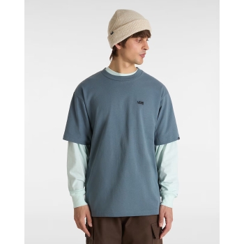 VANS LEFT CHEST LOGO T-SHIRT LOOSE STORMY