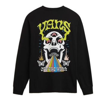 VANS SKULL SAUCER LONG SLEEVE T-SHIRT