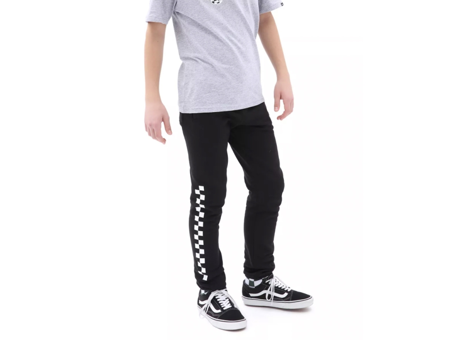 VANS BOYS BASIC CHECK LOGO FLEECE PANT 8 14 YEARS
