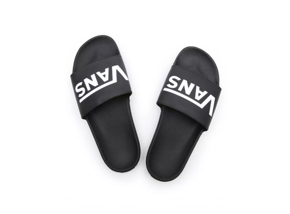 VANS SLIDE ON SANDALS BLACK