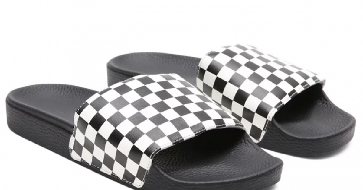 Checkerboard van sandals shop