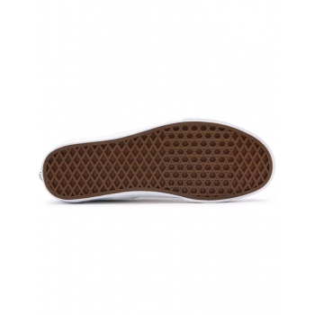 VANS CHECKERBOARD CLASSIC SLIP-ON SHOES BLACK PEWTER 