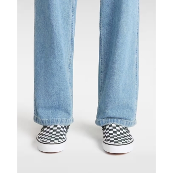 VANS CHECKERBOARD CLASSIC SLIP-ON SHOES BLACK