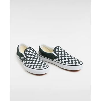 VANS CHECKERBOARD CLASSIC SLIP-ON SHOES BLACK