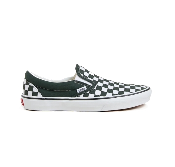 VANS CHECKERBOARD CLASSIC SLIP-ON SHOES BLACK