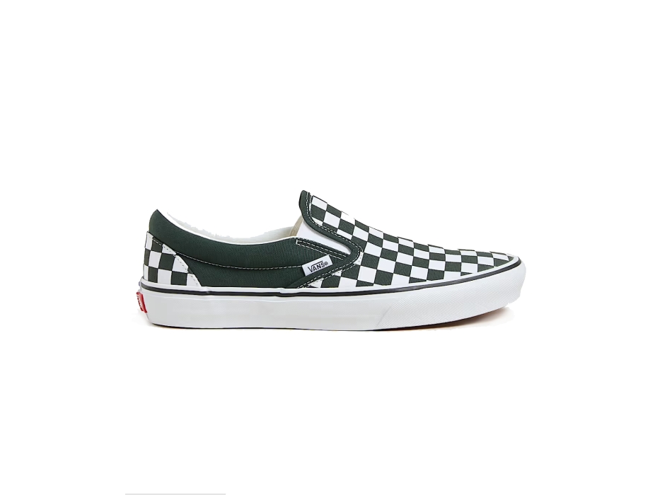 VANS CHECKERBOARD CLASSIC SLIP-ON SHOES BLACK