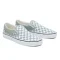 VANS CLASSIC SLIP-ON CHECKERBOARD SHOES ICEBERG GREEN