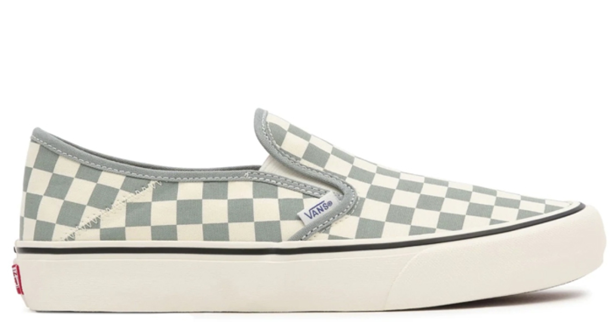 Vans chess slip on hotsell