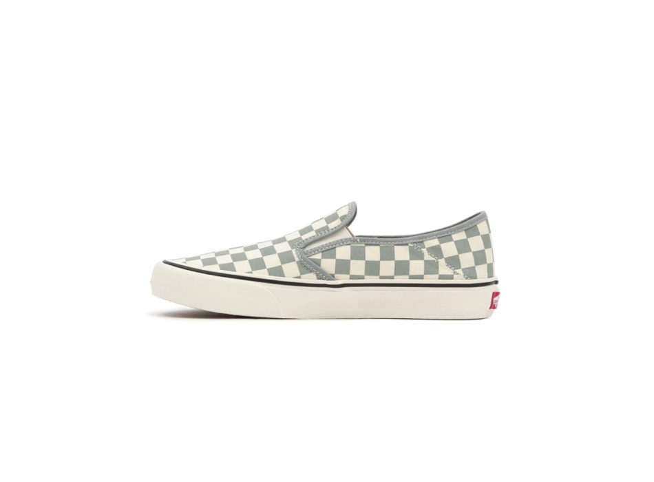 Vans checkerboard slip sale on grey dawn