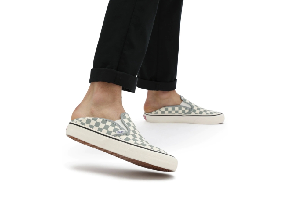 VANS CHECKERBOARD CLASSIC SLIP-ON SHOES METHYL