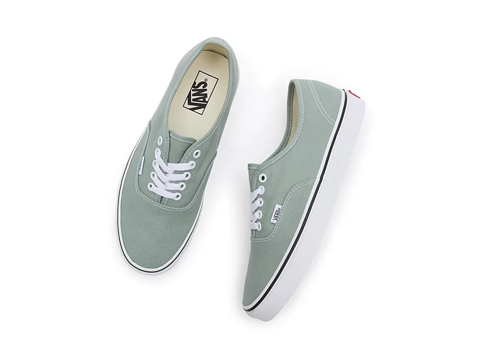 VANS COLOR THEORY AUTHENTIC SHOES ICEBERG GREEN