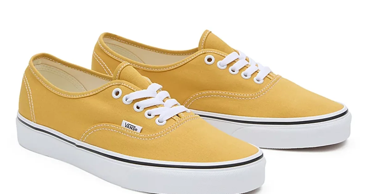Authentic vans yellow on sale