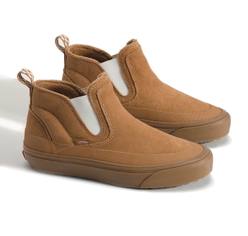 VANS SHOES MID-SLIP INSULATED CHIPMUNK BROWN