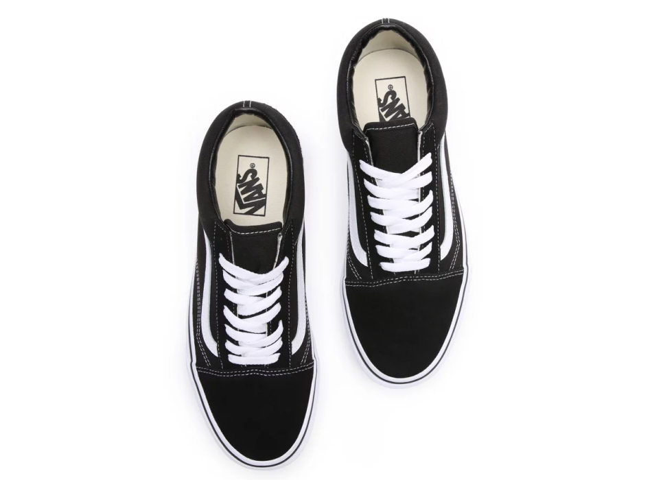 VANS OLD SKOOL SHOES BLACK WHITE