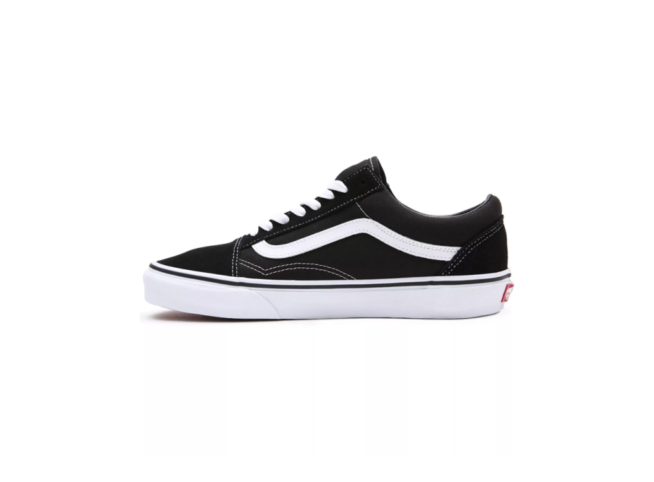 Ladies black vans old on sale skool
