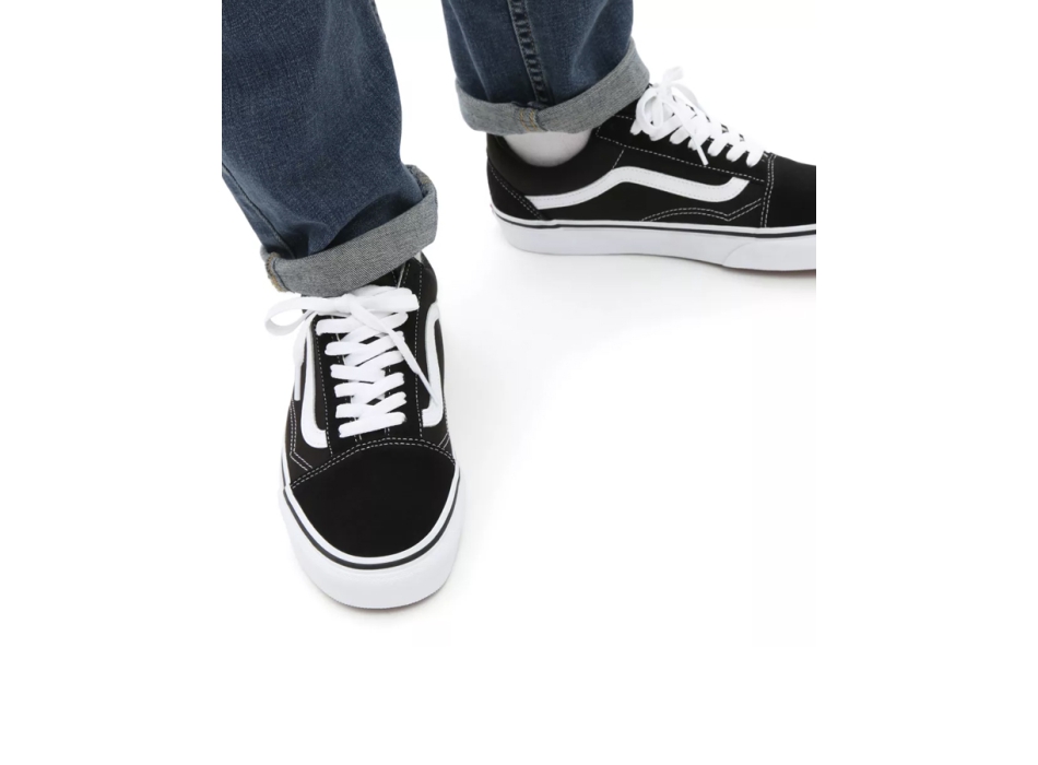 Vans old skool noir platform store