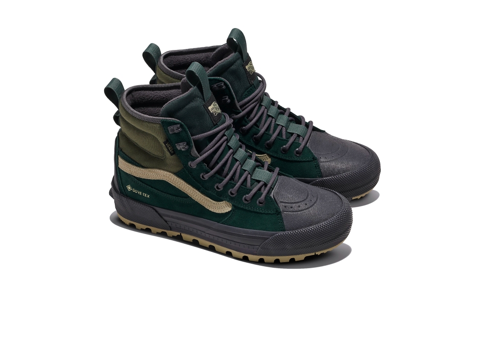 VANS SK8-HI GORE-TEX MTE-3 SHOES SCARB GRAPE LEAF GREEN