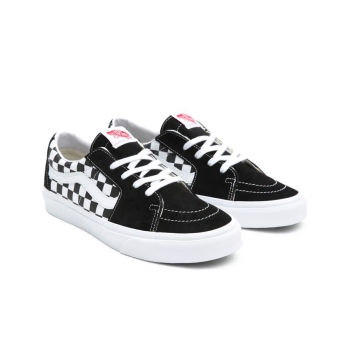 VANS SK8-LOW RACING BLACK CHECKERBOARD