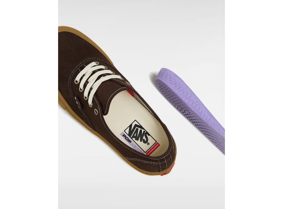 VANS SKATE AUTHENTIC SHOES BROWN