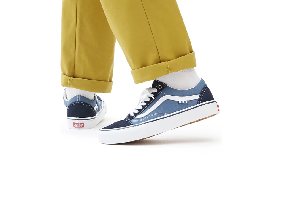 Blue jean sales vans with patches