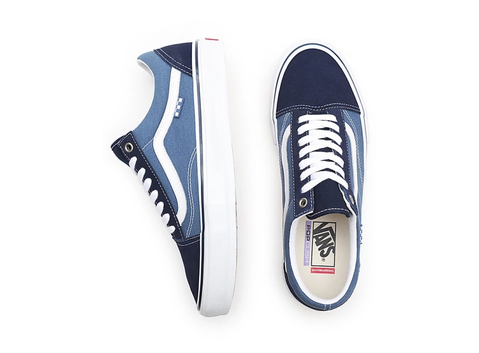 Blue shoes vans discount