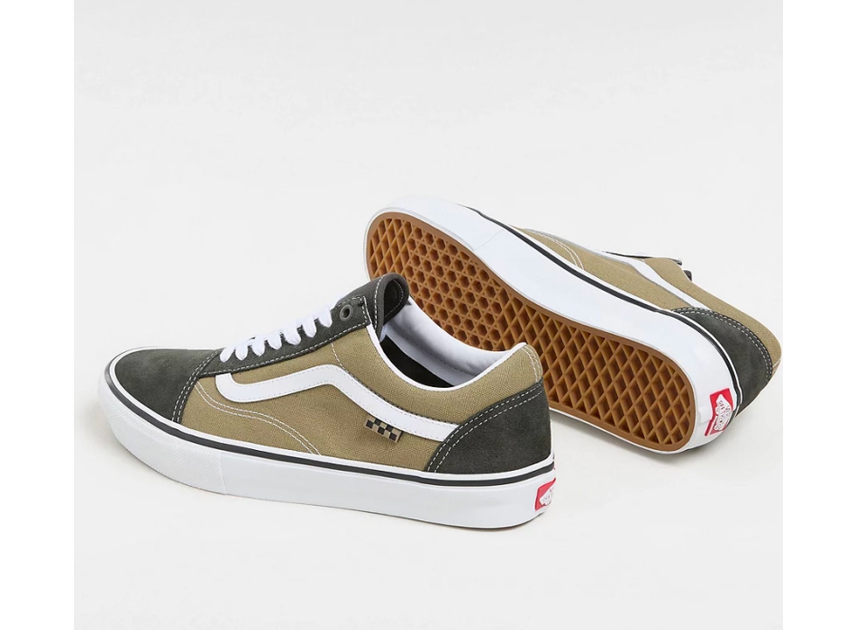 VANS SKATE OLD SKOOL SHOES GOTHIC OLIVE