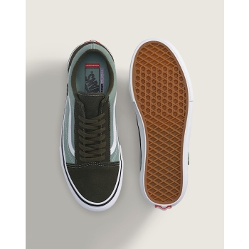 VANS SHOES SKATE SLIP-ON BLACK/GUM/WHITE