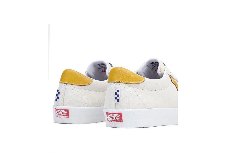 VANS SUEDE SPORT SHOES WHITE