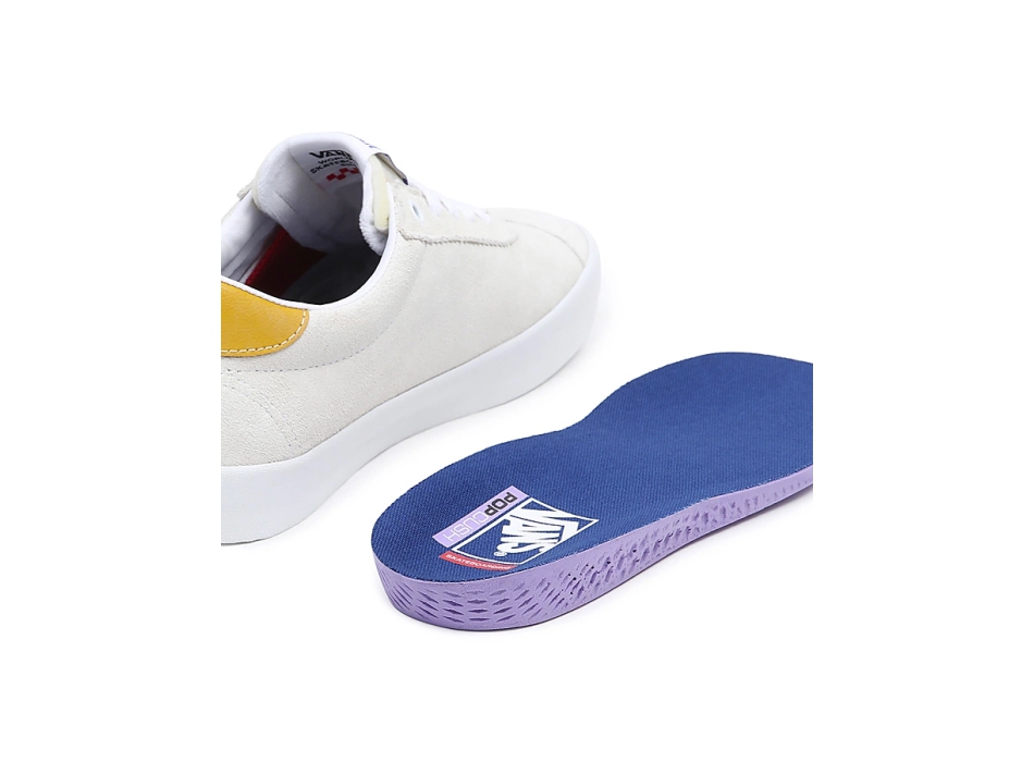 White vans blue sole online