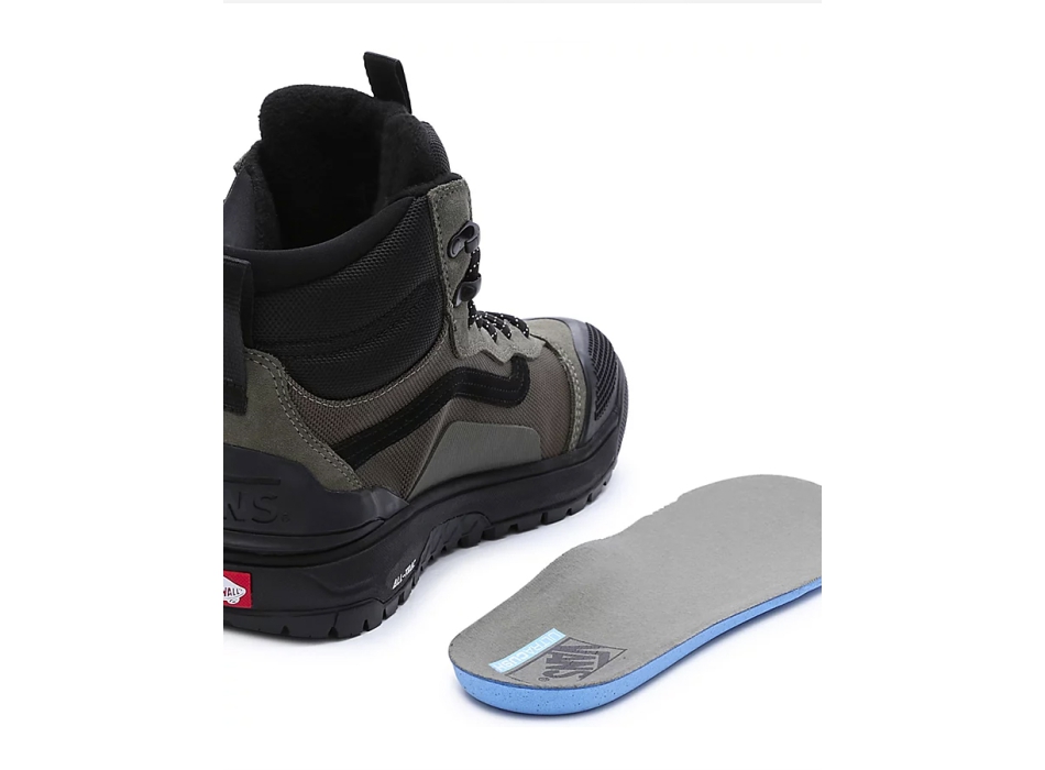 Steel toe top cap vans