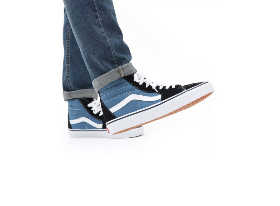 Vans Sk8 Hi Navy Shoes Vans shop online
