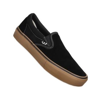 VANS SKATE SLIP-ON BLACK/GUM/WHITE