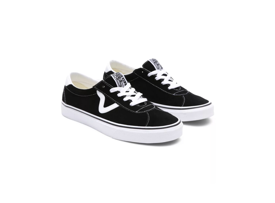 Suede vans sport black hot sale