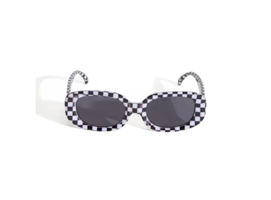 VANS WHEELING SUNGLASSES CHECKERBOARD BLACK WHITE
